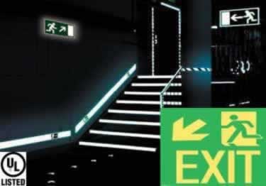 Photoluminescent Signs and Markings