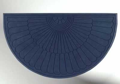 Floor mats made from post consumer recycled products