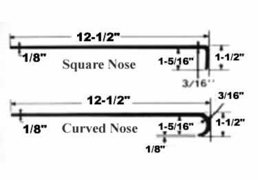 Rubber Stair Treads | Non Slip 2-Strip Abrasive  large image 2