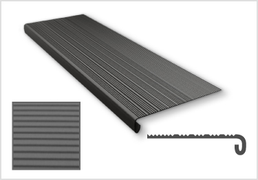 Vinyl stair treads | All Purpose | Abrasive Strip