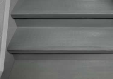 Rubber Stair Treads | Non Slip One-Piece Tread and Riser large image 1