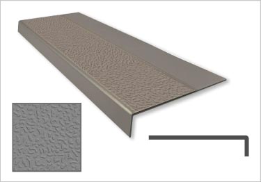 Rubber Stair Treads | Non Slip Pebble by Roppe�