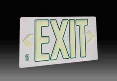 Photoluminescent Signs and Markings