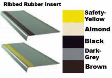 Rubber Stair Treads Safety Rib Non-Slip Strip by Roppe� large image 8