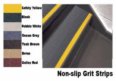 Rubber Stair Treads Safety Rib Non-Slip Strip by Roppe� large image 9