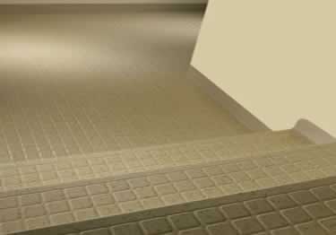 Johnsonite� Rubber Stair Treads | Raised Square  large image 1