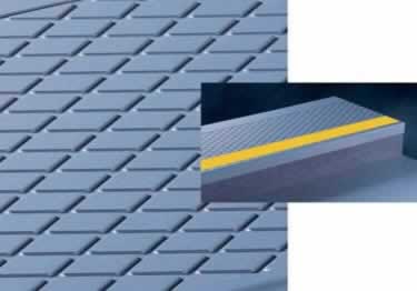 Johnsonite� Rubber Stair Treads | Diamond Surface  large image 2