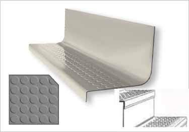 Johnsonite� Rubber Stair Tread | One Piece w/Riser