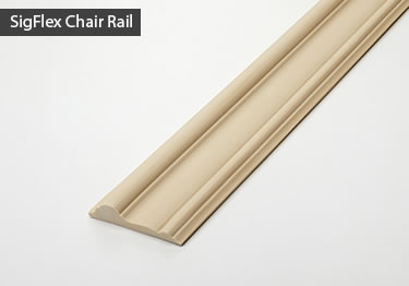 paintable wood grain chair rail