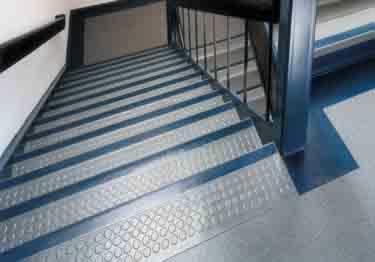 johnsonite stair treads roundel raised
