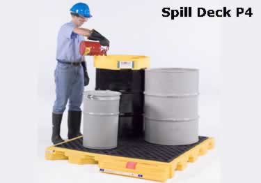 spill deck bladder system