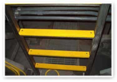 ladder rungs non slip fiberglass