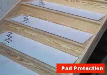 stair tread protection pads