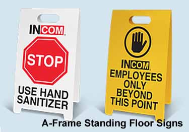 anti slip safety floor signs