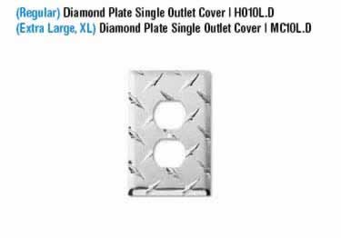 diamond plate switch covers