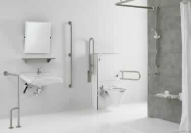 grab bars stainless steel angled