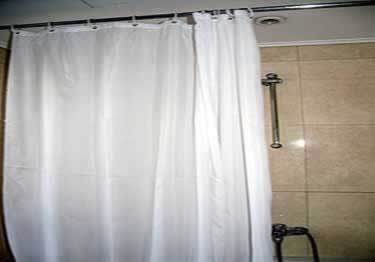 shower curtains button hole